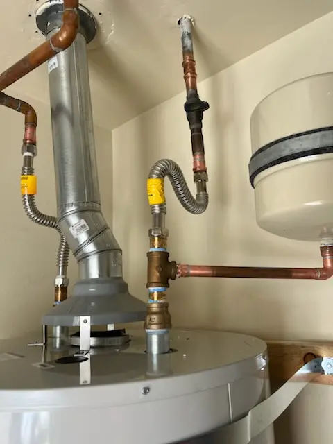 Water heater installation and plumbing repair in East Harwich
